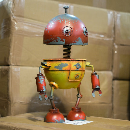 ED-13 Edgar - Robot i gul/röd plåt