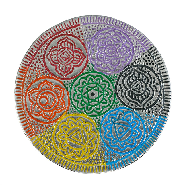 Rökelsehållare med chakrasymboler