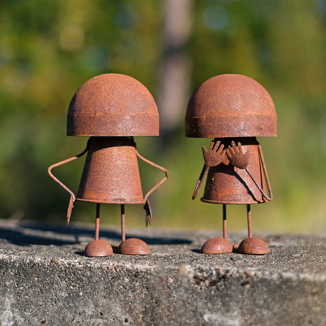 Rostig svampfigur - Bosse & Bob