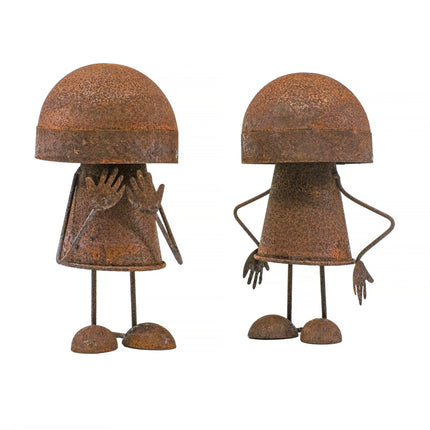 Rostig svampfigur - Bosse & Bob