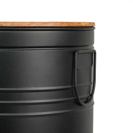 Metallpall med förvaring