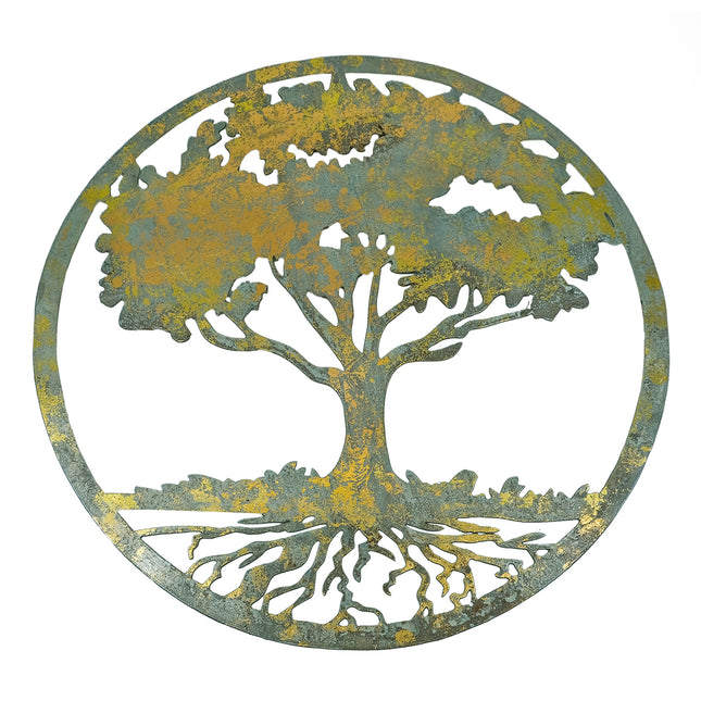 Livets Träd rund skylt