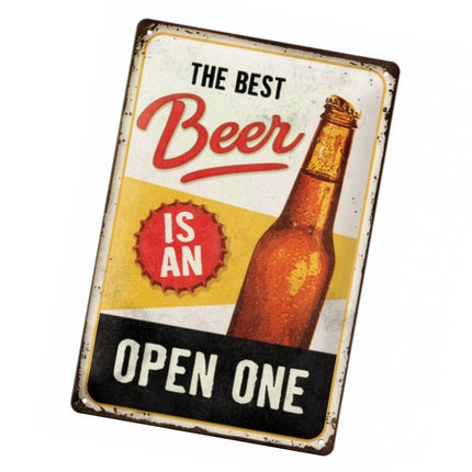 Skylt: The best beer is an open one
