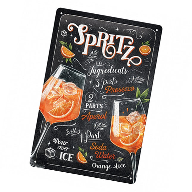 Skylt: Spritz