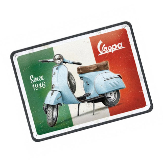 Skylt: Vespa