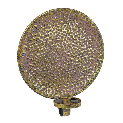 Väggljusstake hamrad metall