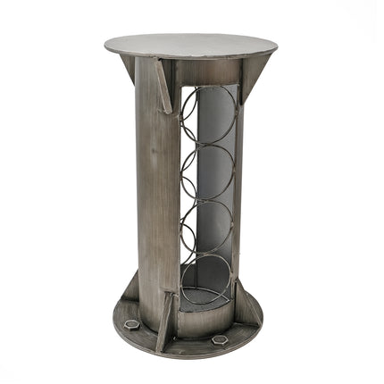 Vinställ med industriell känsla