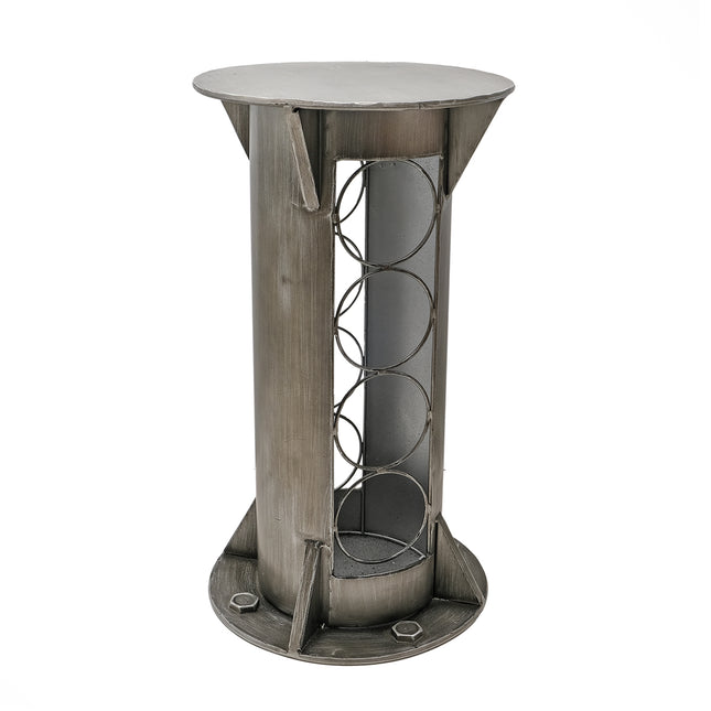 Vinställ med industriell känsla